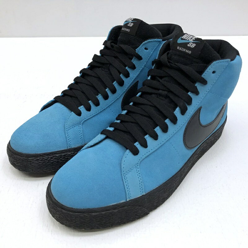 【中古】NIKE ナイキ 864349-400 SB ZOOM BLAZER MID BALTIC BLUE SB ブレーザー ミッド バルチック ブルー スニーカー サイズ：27.5cm カラー：ブルー 【f126】