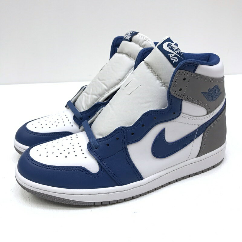 【中古】NIKE ナイキ DZ5485-410 AIR JORDAN 1 RETRO HIGH OG TRUE BLUE エア ジョーダン 1 レトロ ハイ OG トゥルー ブルー スニーカー サイズ：29cm カラー：ブルー 【f126】