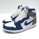 【中古】NIKE ナイキ DZ5485-410 AIR JORDAN 1 RETRO HIGH OG TRUE BLUE エア ジョーダン 1 レトロ ハイ OG トゥルー ブルー スニーカー サイズ：28.5cm カラー：ブルー 【f126】