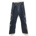 【中古】EVISU エビス エヴィス デニムパンツ サイズ：32 カラー：インディゴ メニーポケット カモメ 戎【f107】