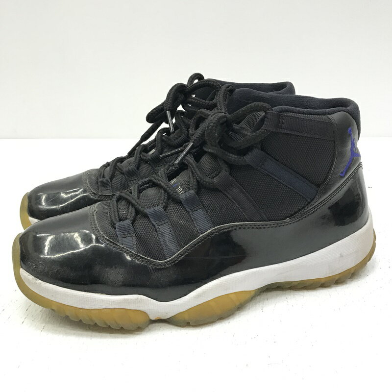 ★5/20(月)15:00迄【10%OFF】期間限定SALE★【中古】NIKE ナイキ 378037-003 AIR JORDAN 11 RETRO SPACE JAM エアジョーダン11 レトロ スペースジャム スニーカー サイズ：27.5cm カラー：ブラック 【f126】