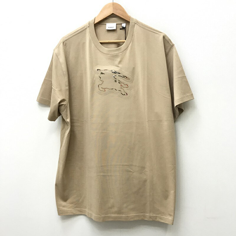 ★5/20(月)15:00迄【10%OFF】期間限定SALE★【中古】BURBERRY London England バーバリーロンドンイングランド Tシャツ半袖 サイズ：L カラー：ベージュ 8072703 EKD COTTON Tee / インポート【f102】