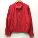 【中古】VAN ヴァン スイングトップ サイズ：L カラー：レッド JC-10003 LOGO BACKPRINT SWING TOP / アメカジ【f093】