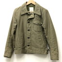 【中古】WACKOMARIA ワコマリア ボアジャケット サイズ：S カラー：グリーン model:A-2 DECK JACKET 【f096】