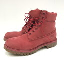 【中古】Timberland ティンバーランド ブーツ サイズ：27.5cm カラー：レッド TB0A1149生産中止モデル 6inch PREMIUM BOOT【f127】