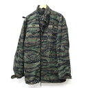 【中古】W)TAPS ダブルタップス フィールドジャケット サイズ：4 カラー：カモ 17AW GWDT-JKM04 M-65/JACKET COTTON TWILL TIGER STRIPE【f096】