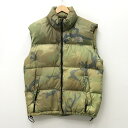 【中古】THE NORTH FACE ザノースフェイス ダウンベスト サイズ：L カラー：カモ ND ...