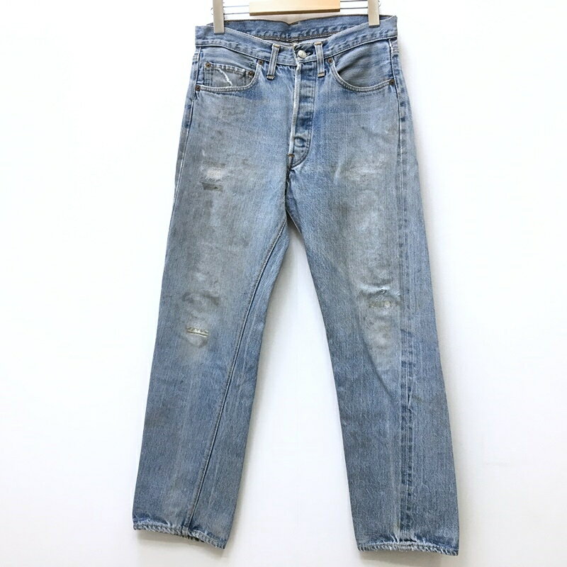 ★5/20(月)15:00迄【10%OFF】期間限定SALE★【中古】LEVI'S リーバイス デニムパンツ サイズ：表記なし カラー：インディゴ ポケット裏シングル 66前期【f107】