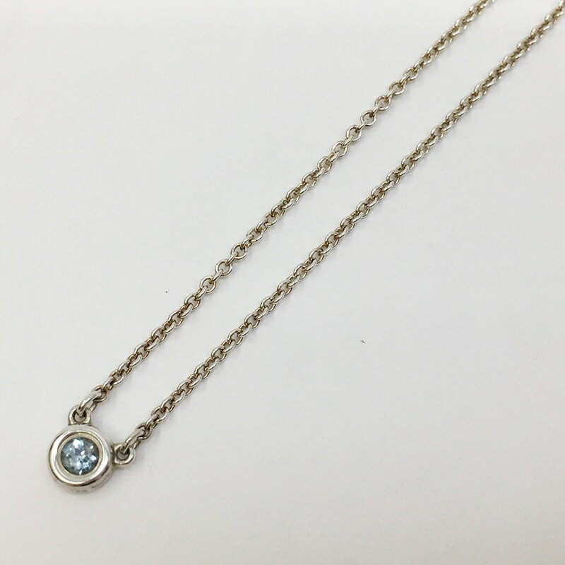 ★5/20(月)15:00迄【10%OFF】期間限定SALE★【中古】Tiffany&co ティファニー シルバーネックレス エルサペレッティ カラー：シルバー バイザヤード【f135】