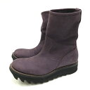 【中古】TROVE トローブトローヴ ペコスブーツ サイズ：2 カラー：パープル 65SHO01 POROMIES BOOTS【f127】