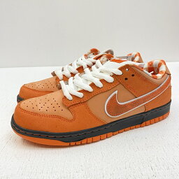 【中古】NIKE ナイキ Concepts コンセプツFD8776-800 SB Dunk Low SP Orange Lobster SB ダンク ロー SP "オレンジロブスター スニーカー サイズ：26cm カラー：オレンジ 【f126】