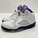 NIKE ナイキ DD0587-141 AIR JORDAN 5 RETRO Dark Concord エアジョーダン5 レトロ ダークコンコルド スニーカー サイズ：26.5cm カラー：ホワイト 