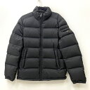 【中古】PRADA プラダ ダウンジャケット サイズ：48 カラー：ブラック 22年製 国内正規品 NYLON PIUMA NERO:ロゴプレートダウンJKT【f108】