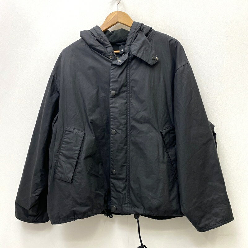 【中古】Barbour バブアー KAPTAIN SUNSHINE キャプテンサンシャインコットンジャケット サイズ：38 カラー：ブラック 21AW 2102446 BIG TRANSPORTER HOODY JACKET / インポート【f094】