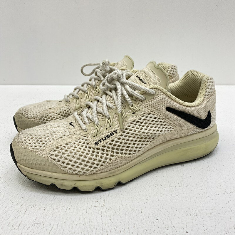 【中古】NIKE ナイキ Stussy ステューシーDM6447-200 Air Max 2013 Fossil エアマックス2013 フォッシル スニーカー サイズ：28.5cm カラー：ベージュ 【f126】