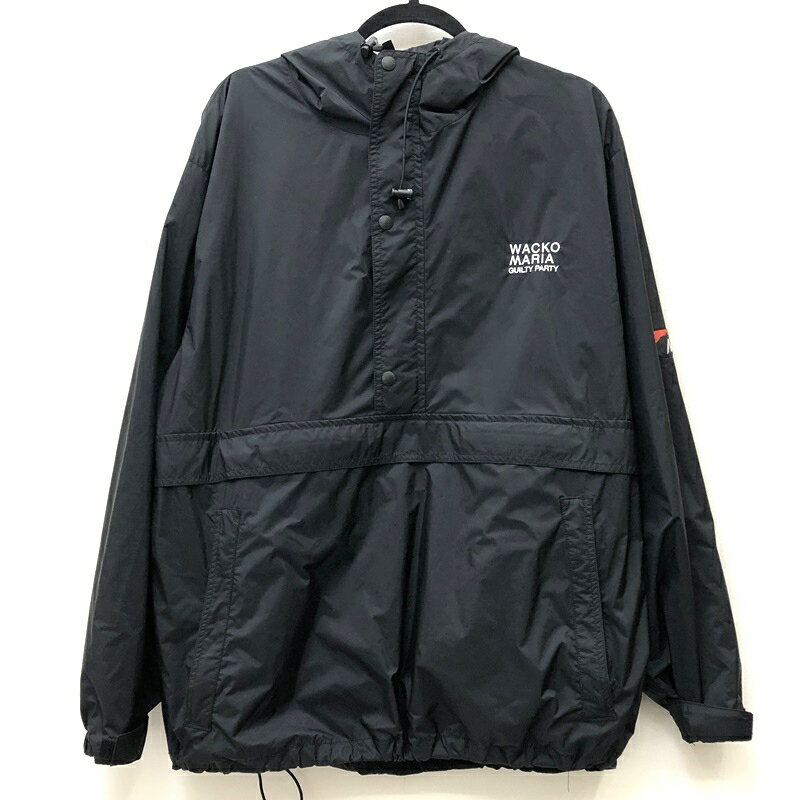 【中古】WACKOMARIA ワコマリア アノラックパーカー サイズ：L カラー：ブラック 2022S/S ANORAK JACKET【f096】