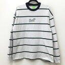 yÁzHUF nt TVc TCYFL J[F}`J[ 2022S/S DROP OUT STRIPE CREW / Xg[gyf103z