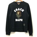 yÁzA BATHING APE AxCVOGCv XEFbgVc TCYFM J[FubN ~COACH REXY CREWNECK / Xg[gyf103z