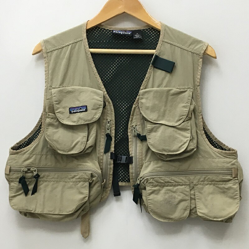 【中古】Patagonia パタゴニア その他ベスト サイズ：M カラー：ベージュ 90’s（98年） ReinVest/フィッシングベスト / アウトドア【f092】