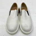 【中古】MOBI モビ レザーシューズ サイズ：EU40 カラー：ホワイト SLIP-ON TYPE　leather shoes【f127】 2