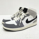 yÁzNIKE iCL DZ4136-002 Air Jordan 1 Mid SE Craft Cement Grey GAW[_1 ~bh SE Ntg ZgO[ Xj[J[ TCYF28cm J[FO[ yf126z