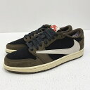 【中古】NIKE ナイキ Travis Scott トラヴィス・スコットCQ4277-001 Air Jordan 1 Low OG SP-T Black/Dark Mocha エアジョーダン1 ロー OG SP-T 