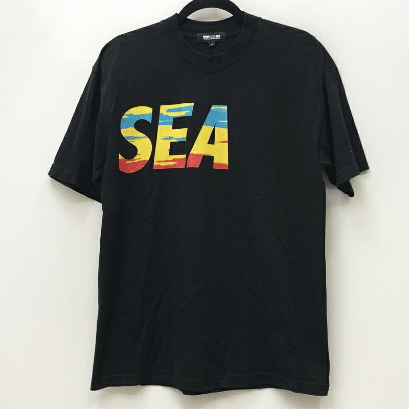 【中古】WIND AND SEA ウィンダンシーウインダンシー Tシャツ半袖 サイズ：M カラー：ブラック / ストリート【f103】