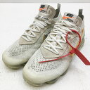 【中古】NIKE ナイキ Off-white AA3831-100 Air Vapormax White エアヴェイパーマックス ホワイト スニーカー サイズ：27cm カラー：ホワイト 【f126】