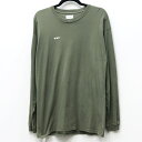 【中古】W)TAPS ダブルタップス Tシャツ長袖 サイズ：3 カラー：カーキ 2021A/W FABRICATION?SCREEN LS?TEE【f104】