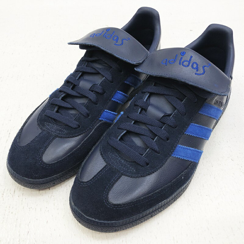 【中古】adidas アディダス スニーカー サイズ：28.5cm カラー：ダークネイビー HP6696 SHUKYU × E-WAX × Handball Spezial【f126】