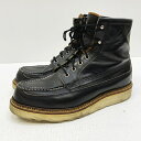 【中古】RED WING レッドウィング　レッドウイング ブーツ サイズ：US9 カラー：ブラック 2000年 1952IRISH SETTER 50周年記念 四角犬タグ旧スクエア犬タグ【f127】