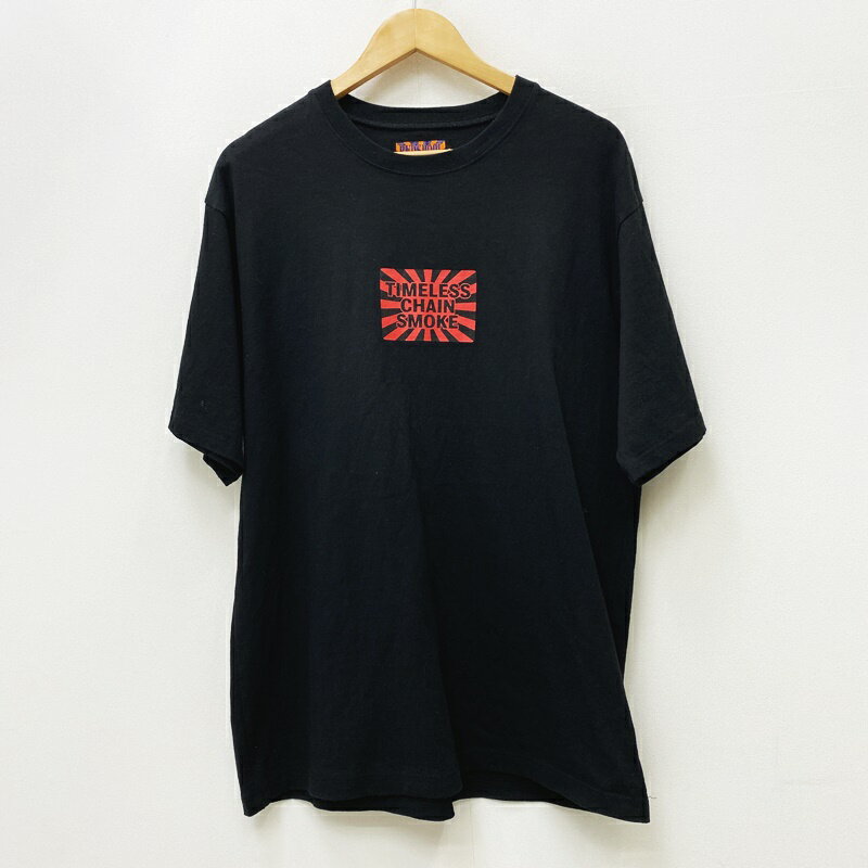 【中古】BUDSPOOL バッズプール Tシャツ半袖 サイズ：L カラー：ブラック TCS STICKER TEE【f104】