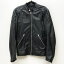 【中古】DIESEL ディーゼル レザージャケット サイズ：XL カラー：ブラック / インポート【f094】