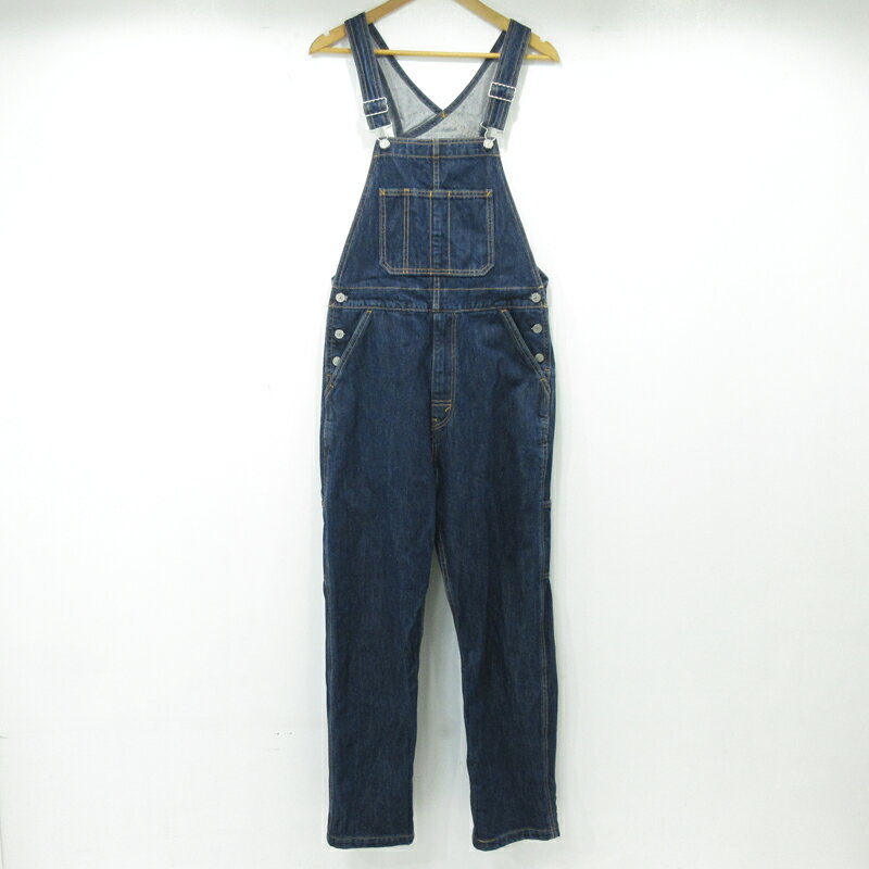 【中古】LEVI'S PREMIUM × SUPER MARIO｜リーバイス プレミアム × スーパーマリオ オーバーオール ブルー サイズ：S【f107】のサムネイル