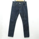 【中古】A.P.C.|アー・ペー・セー ボタンフライデニムパンツ PETIT NEW STANDARD ネイビー サイズ:29【f107】(4)