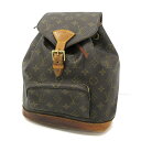 【中古】LOUIS VUITTON｜ルイ・ヴィトン モノグラム モンスリMM リュックサック M51136 ブラウン【f122】