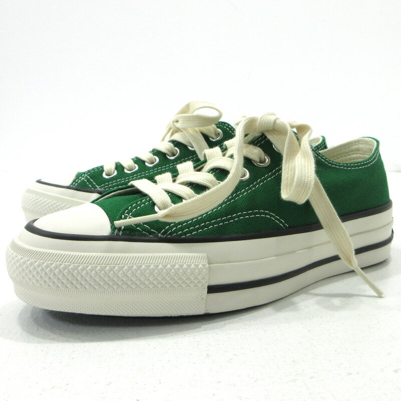 【中古】CONVERSE ADDICT｜コンバース アディクト スニーカー CHUCK TAYLOR CANVAS OX 1SD399 グリーン サイズ：23.0cm【f128】