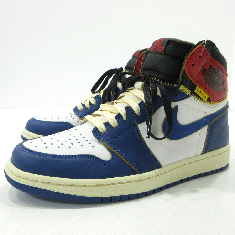 NIKE×UNION｜ナイキ×ユニオン スニーカー AIR JORDAN 1 RETRO HIGH NRG / UN BV1300-146 マルチカラー ブルー サイズ：26.5cm