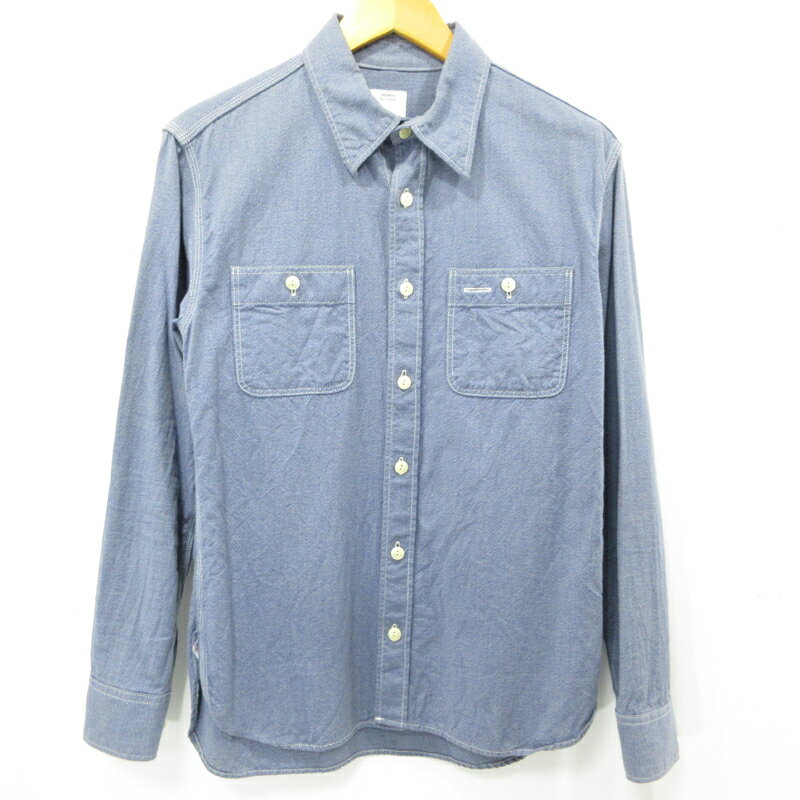 visvim｜ビズヴィム DEADWOOD CHAMBRAY LS シャツ ブルー サイズ：1