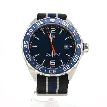 【中古】TAG Heuer|タグホイヤー WAZ1010.FC8197 FORMULA1 フォーミュラ1 NATOベルト 腕時計 サイズ:- カラー:シルバー×ネイビー系×ブラック【f132】