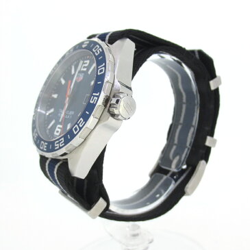 【中古】TAG Heuer|タグホイヤー WAZ1010.FC8197 FORMULA1 フォーミュラ1 NATOベルト 腕時計 サイズ:- カラー:シルバー×ネイビー系×ブラック【f132】