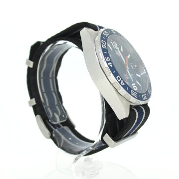 【中古】TAG Heuer|タグホイヤー WAZ1010.FC8197 FORMULA1 フォーミュラ1 NATOベルト 腕時計 サイズ:- カラー:シルバー×ネイビー系×ブラック【f132】