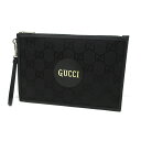 【中古】GUCCI｜グッチ オフザグリッド クラッチバッグ 625598 ブラック【f122】