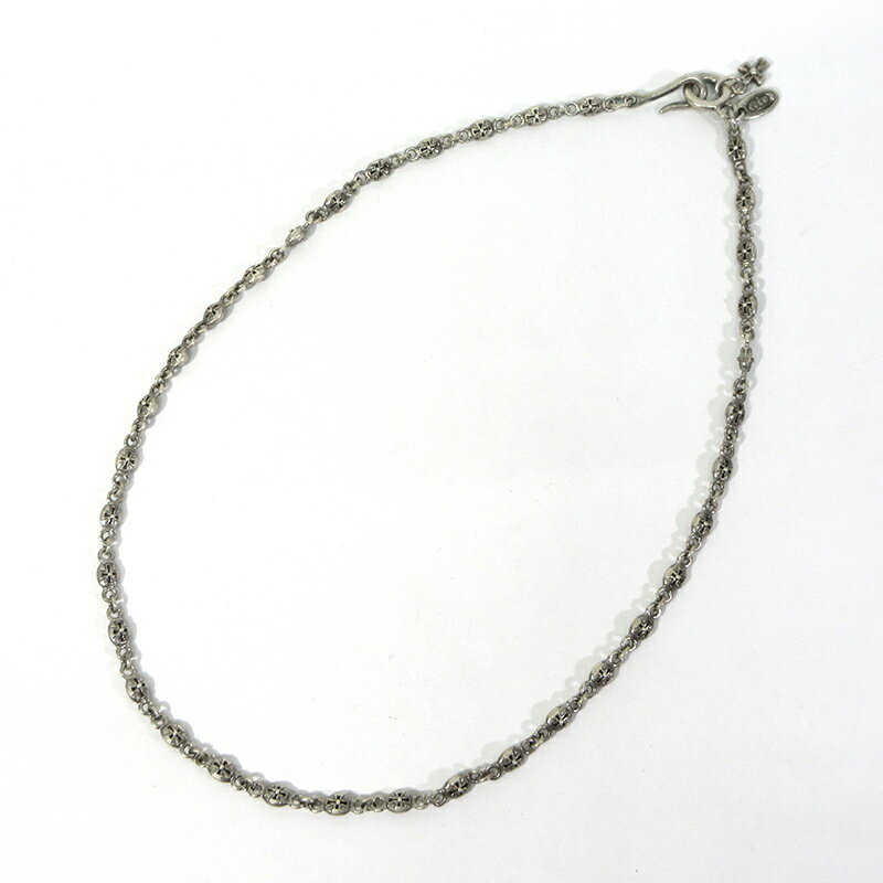 【中古】JUSTIN DAVIS｜ジャスティンデイビス SNJ125 TINY CROSS CHAIN ネックレスチェーン シルバー【f134】