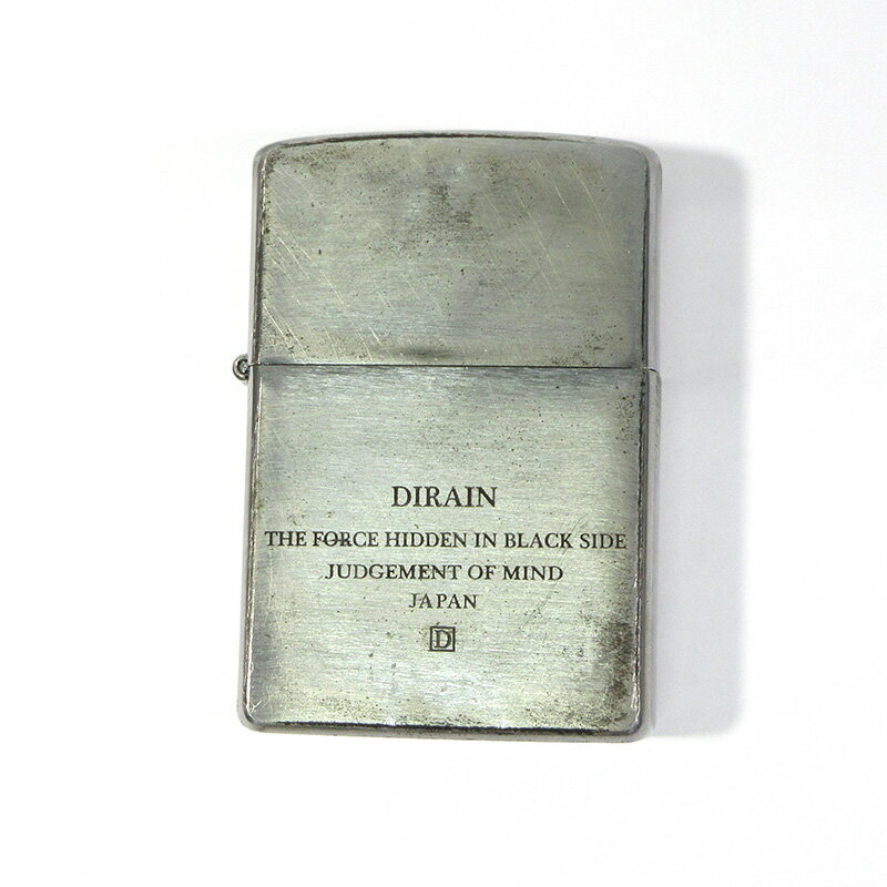 【中古】ZIPPO｜ジッポー DIRAIN×GILD コラボ ジッポーライター ダメージ加工 / オイルライター シルバー系【f134】