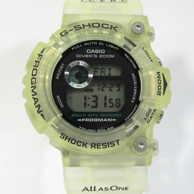 【中古】CASIO｜カシオ G-SHOCK GW-202AK-7JR FROGMAN イルカ・クジラモデル イルクジ / デジタル ソーラー 腕時計【f131】