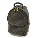 【中古】LOUIS VUITTON｜ルイ・ヴィトン モノグラム パームスプリングスPM バックパック リュック M44871 ブラウン【f122】