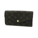 【中古】LOUIS VUITTON｜ルイ・ヴィトン モノグラム ポルトフォイユサラ 二つ折り長財布 M62234 ブラウン【f125】