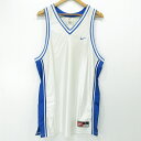 【中古】NIKE|ナイキ 90年代 タンクトップ ゲームシャツ ホワイト サイズ:L【f101】