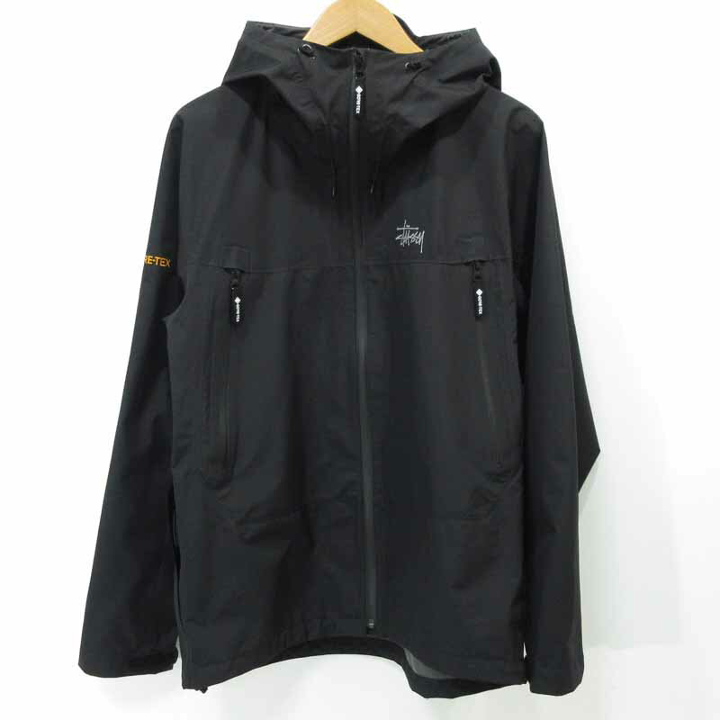 【中古】Stussy｜ステューシー マウンテンパーカー GORE-TEX SHELL JACKET ブラック サイズ：M【f095】